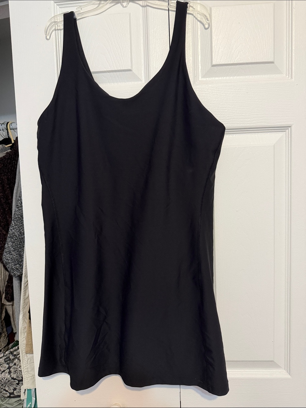 Old Navy Black Mini Tennis Dress With Shorts and Pockets